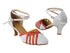 SERA3530 1 Lace Silver Scale_7 Red Stardust Rim with 2040_2.5" Heel in the photo