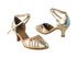 SERA3530 191 Light Gold PU_008 Gold Stardust Trim with 2.5" heel in the photo