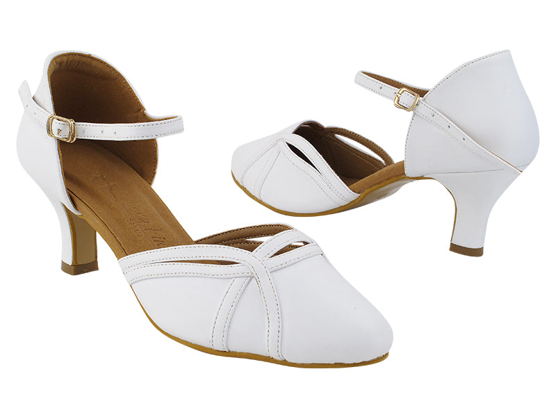 SERA3540 218 White Leather with 2.5&quot; Heel (2040) in the photo