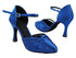 SERA3540 Dark Blue Satin with 3" Heel (5059) in the photo