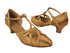 SERA3541 Brown Satin with (5028) 1.2" Cuban Heel in the photo