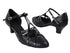 SERA3541 Black Scale & Patent Trim with (5028) 1.2" Cuban Heel in the photo