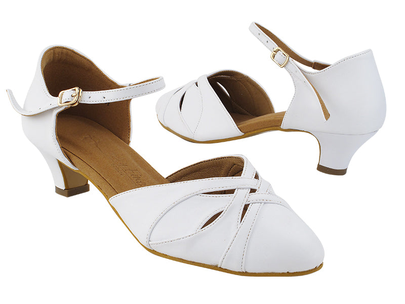 SERA3542 218 White Leather with 1.2&quot; Cuban Heel (CI) in the photo