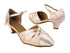 SERA3542 Flesh Satin with (5028) 1.2" Cuban Heel in the photo