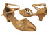 SERA3543 Brown Satin with (5028) 1.2" Cuban Heel in the photo