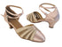 SERA3543 Flesh Satin with (5028) 1.2" Cuban Heel in the photo