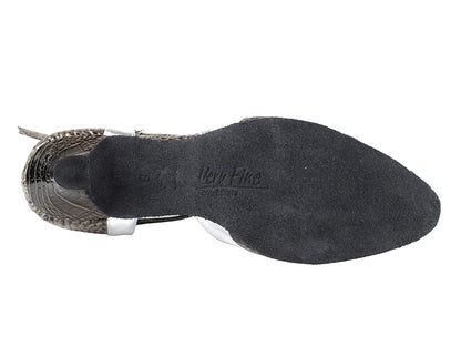 SERA3551 Grey Croc &amp; Silver Trim