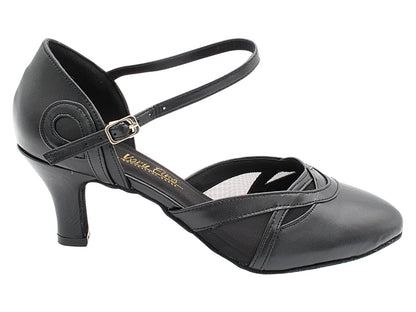 3630LEDSS Black Leather &amp; Black Mesh with 2.5" Heel (2899) in the photo