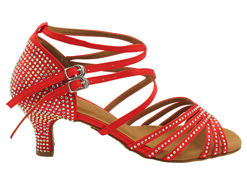 SERA3690CC Red Satin with 2.5&quot; Heel (2040) in the photo