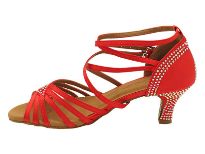 SERA3690CC Red Satin with 2.5&quot; Heel (2040) in the photo