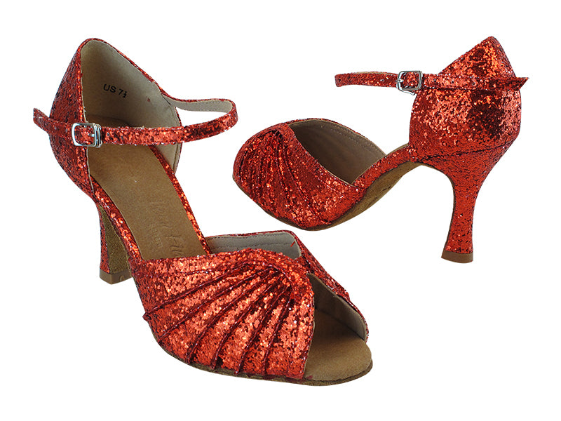 SERA3830 37 Red Sparkle with 3&quot; Heel (5059) in the photo