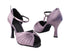 SERA3830 182 Lavendar Satin_Whole Shoes with 3" heel in the photo