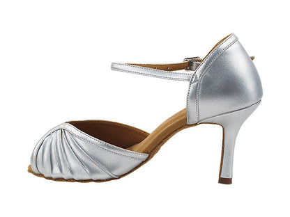 SERA3830 304 Light Silver Leather with 3&quot; Slim Heel (6646) in the photo