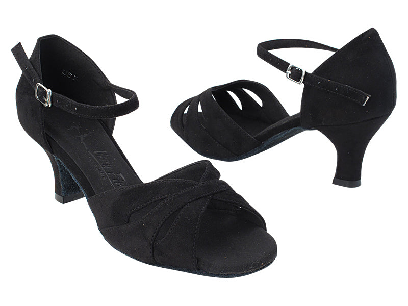 SERA3840 073 Black Nubuck with 2.5&quot; Heel (2040) in the photo