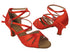 SERA3840DX 118 Red Satin with 2.5" Heel (2040) in the photo