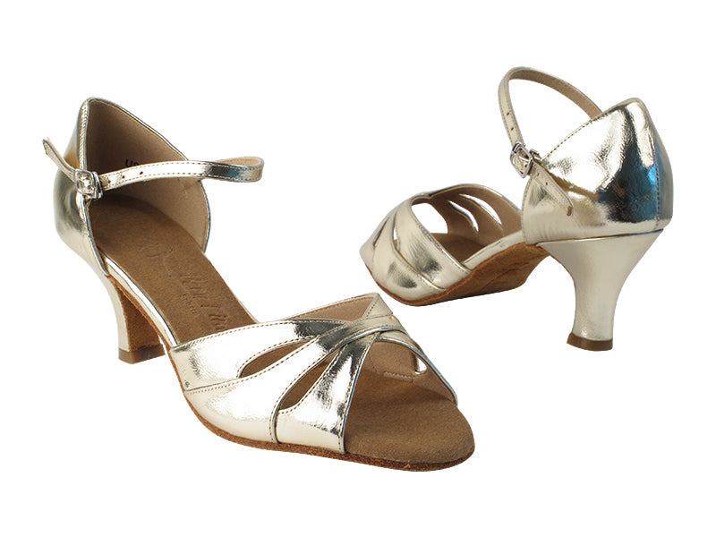 SERA3840 213 Soft Gold PU with 2.5&quot; Heel (2040) in the photo