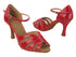 SERA3850 264 Red Patent_Flesh Mesh with 3" Heel (5059) in the photo