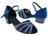 SERA3850CC 114 Dark Blue Satin_Black Mesh_Rhinestone_F_H with 1.5" Heel (NTD) in the photo