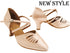SERA3901X Flesh Satin  with 2.5" low heel (2040) in the photo