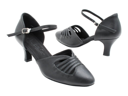 SERA3901 Black Leather with 2.5" Heel (2040) in the photo