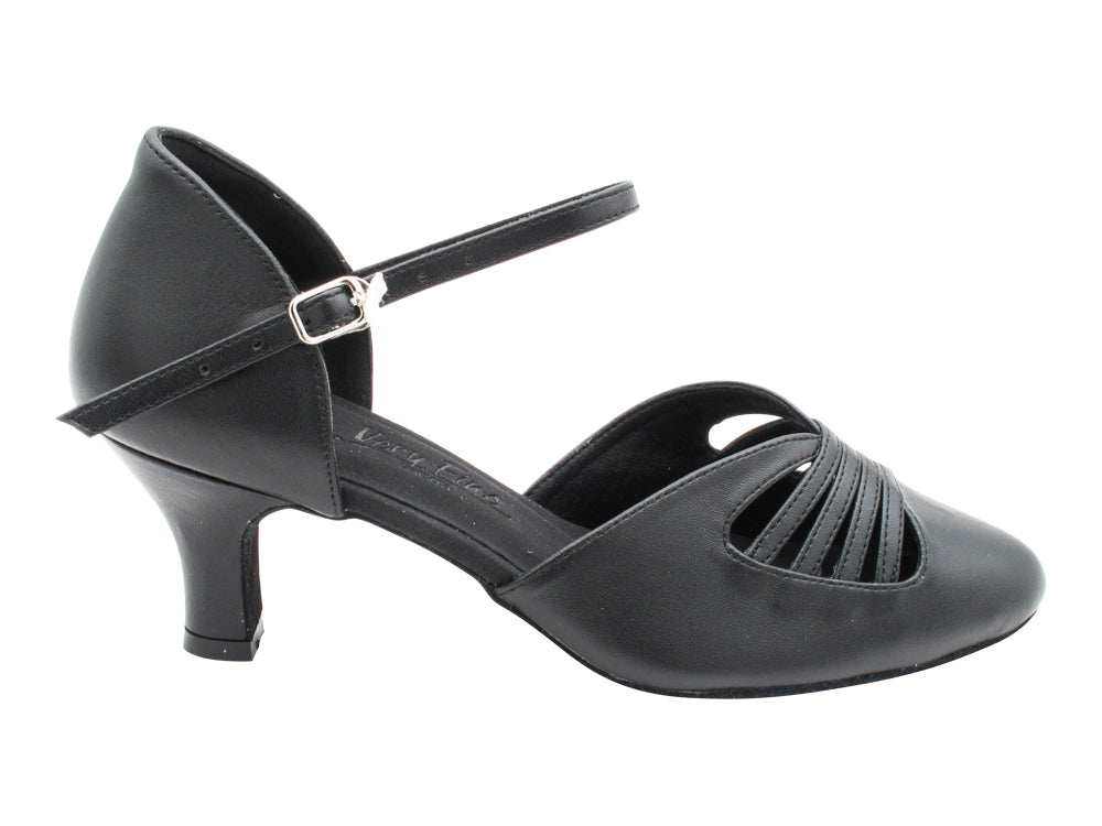 SERA3901 Black Leather with 2.5" Heel (2040) in the photo