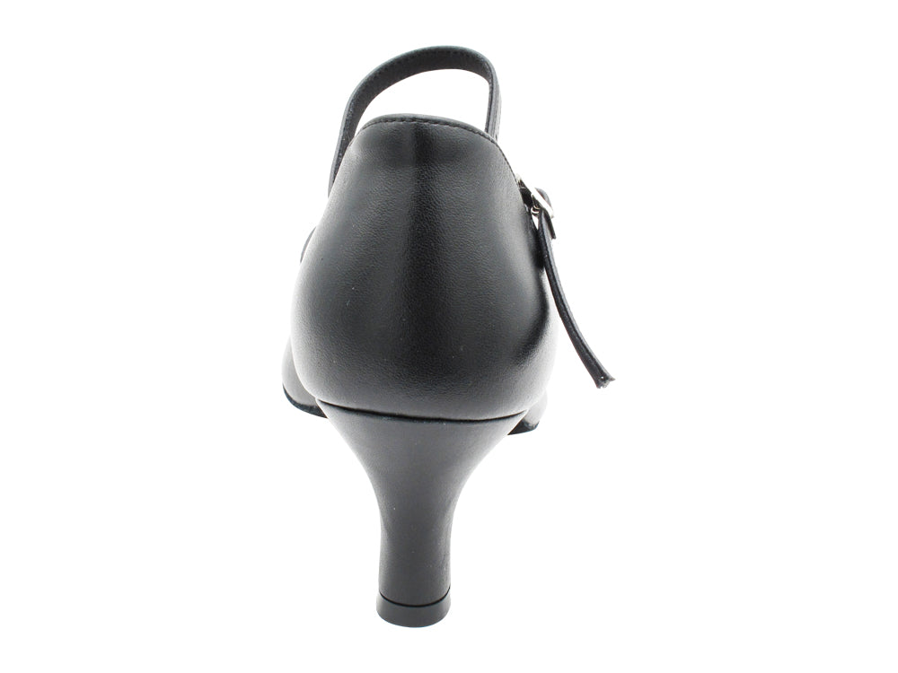 SERA3901 Black Leather with 2.5" Heel (2040) in the photo