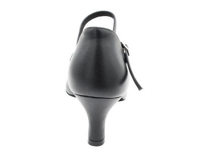 SERA3901 Black Leather with 2.5" Heel (2040) in the photo