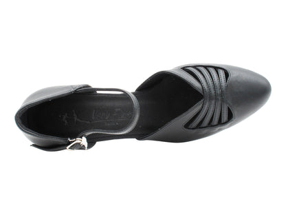 SERA3901 Black Leather with 2.5" Heel (2040) in the photo
