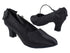 SERA5512 Black Satin_S9138 Strap_Inside Bukles with 2.2" Thick Cuban Heel (318) in the photo