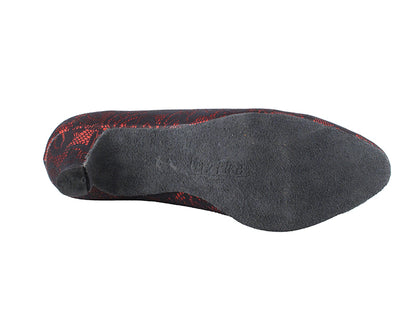 SERA5515 Red &amp; Black Lace