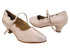 SERA5518B 140 Flesh Satin with 1.2" Cuban Heel (CI) in the photo