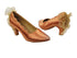 SERA5518 Tan Satin with 2.5" low heel in the photo