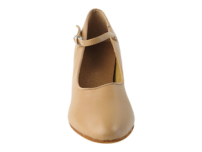 SERA5522 Cuero marrón beige