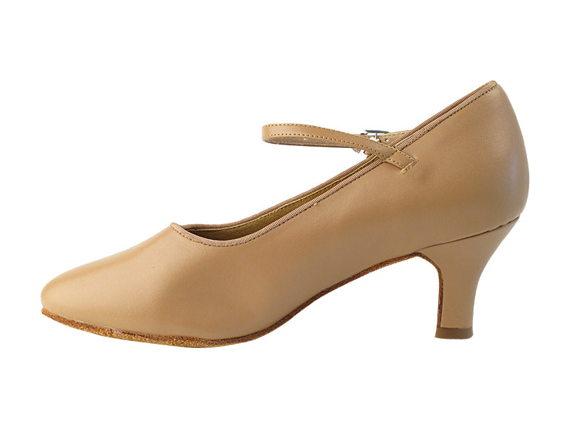 SERA5522 Cuero marrón beige