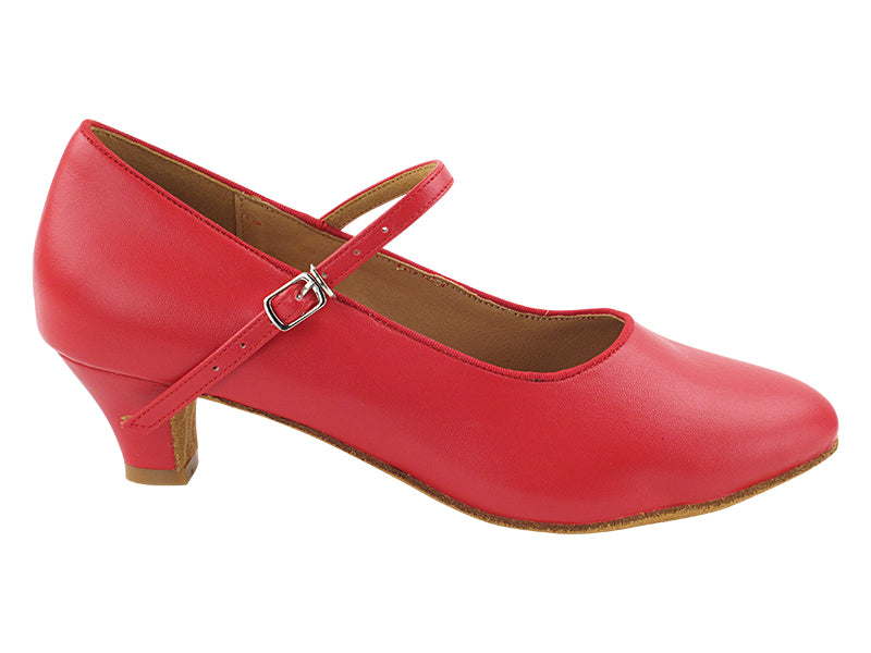 SERA5522 Red Leather with 1.2" Cuban Heel (CI) in the photo