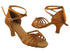 SERA6005 Dark Tan Satin with 2.5" heel (2040) in the photo