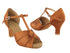 SERA6006 Dark Tan Satin with 2.5" heel (2040) in the photo