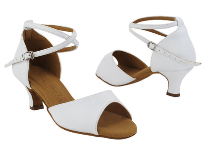 SERA6012 White Leather with 2&quot; Slim Heel (MTXZ) in the photo