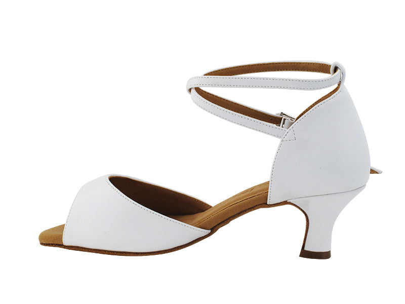 SERA6012 White Leather with 2&quot; Slim Heel (MTXZ) in the photo