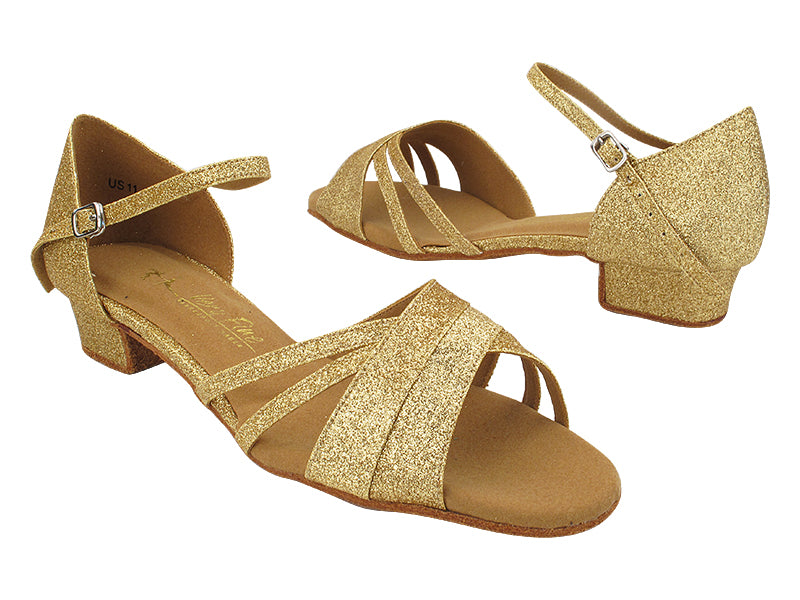 SERA6030FT 184 Light Gold Stardust with Women 1&quot; Heel (8881) in the photo