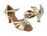 SERA6030 191 Light Gold PU with 2.5" low heel in the photo