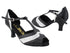 SERA6034 Black Patent_Lace Silver Scale with 2.5" Heel (2040) in the photo