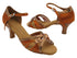 SERA6719 Copper Tan Satin & Dark Tan Copper Trim with 2.5" Heel (2040) in the photo