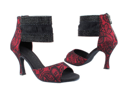 SERA7003ESS Red_Black Lace with 3