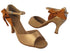 SERA7010 287 Copper Nude PU_301 Copper Tan Satin Bow with 2.75" Heel in the photo