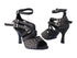 SERA7011 Black Stardust with 2.5" low heel in the photo