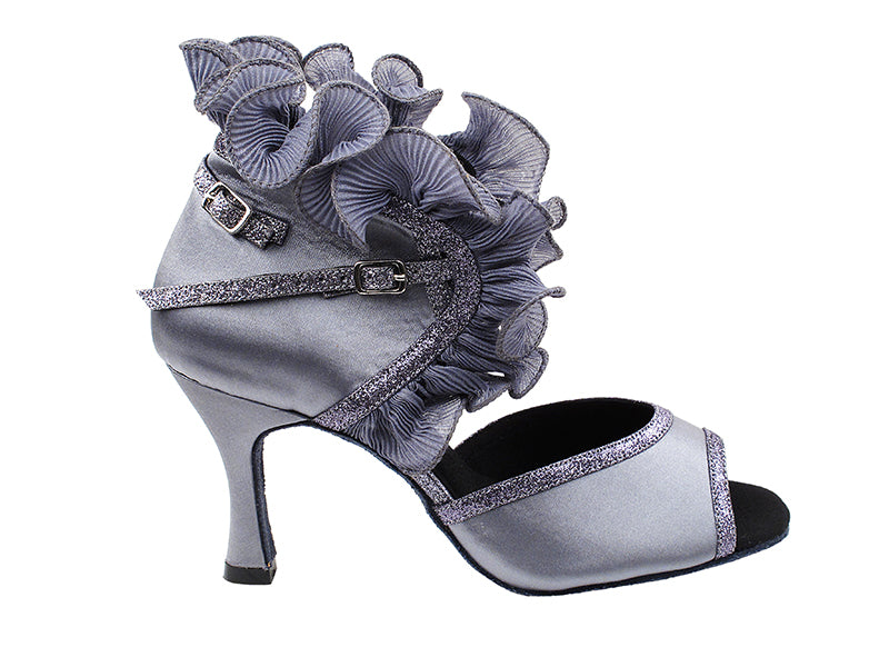 SERA7013 Silver Grey Satin