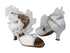 SERA7013 85 White Satin_10 Silver Stardust Trim with 2.5" Heel in the photo