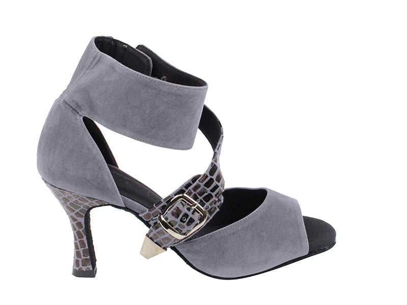 SERA7015 Lavender Gray with 3&quot; heel in the photo