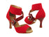 SERA7015 Red Velvet with 3" heel in the photo